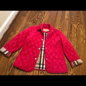 Girls Burberry jacket